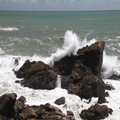 Waves Crash at Tauranga Bay